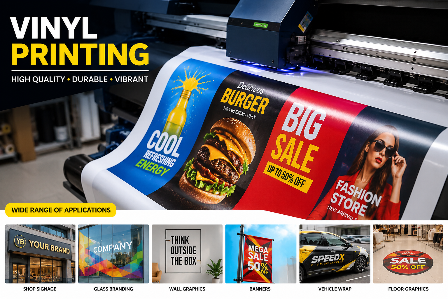 Vinyl Printing Banner & Posters