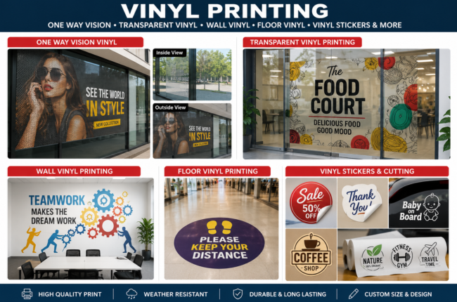 Vinyl Printing Banner & Posters